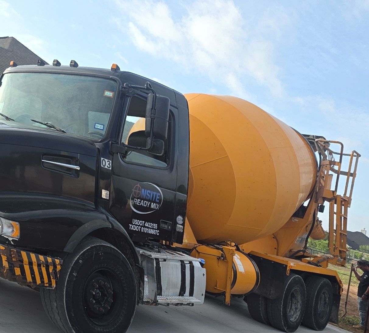 onsite ready mix concrete services